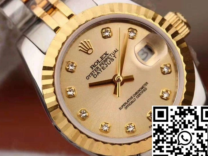 Lady Gold Dial 18K 28mm Datejust Rolex 0929